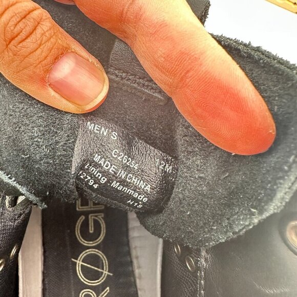 Cole Haan Zerogrand Hiker WRII Men Size 12M C26254 Black Leather Ankle Boot - Picture 10 of 11